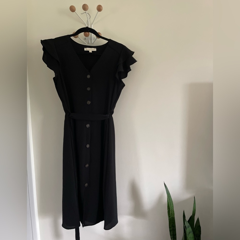 Black summer dress.